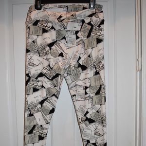 Lularoe letters to Santa leggings